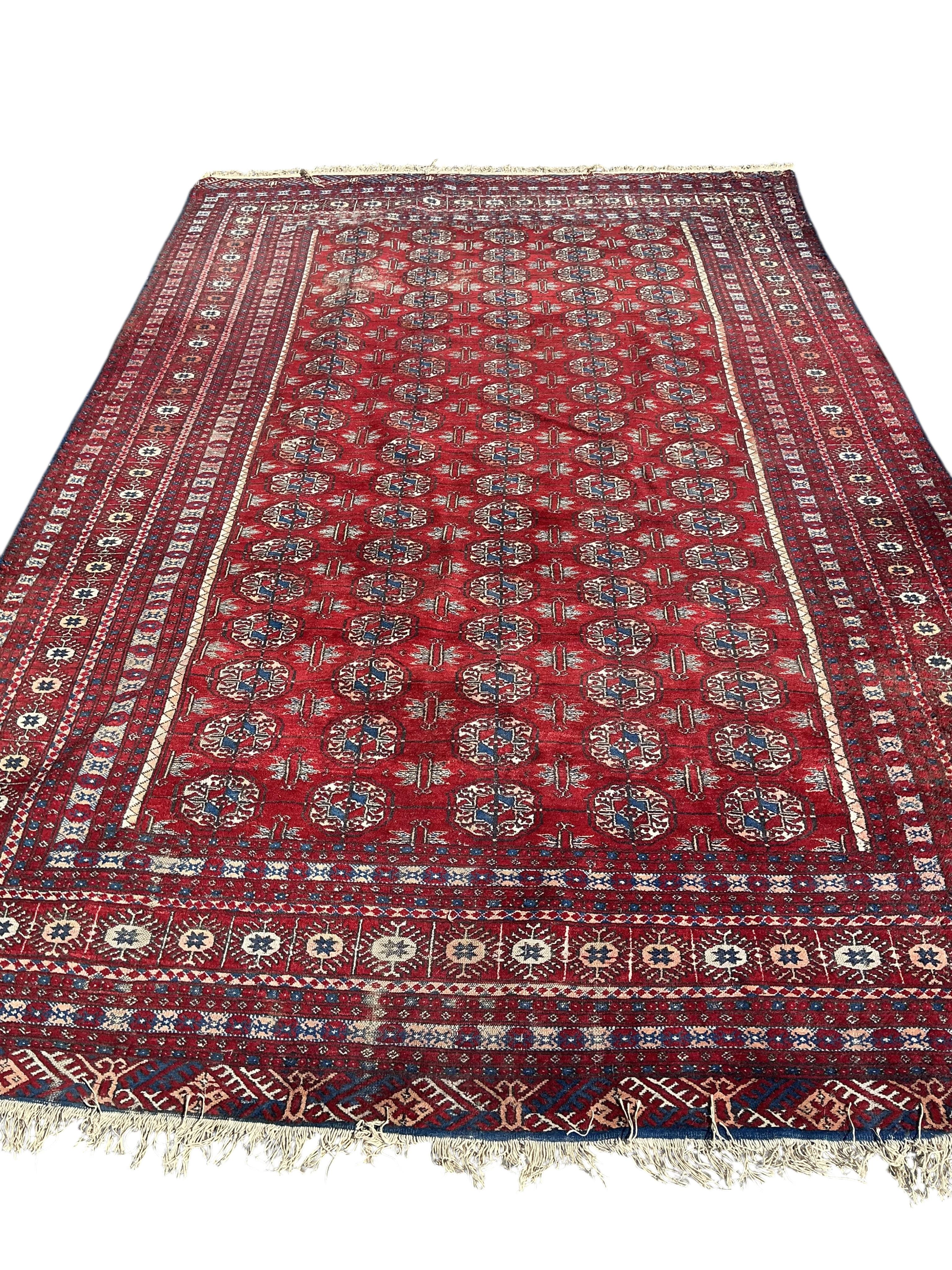 A Bokhara carpet, 345 x 215cm